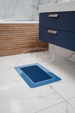 Коврик для ванной 60х40 см, Голубой 0